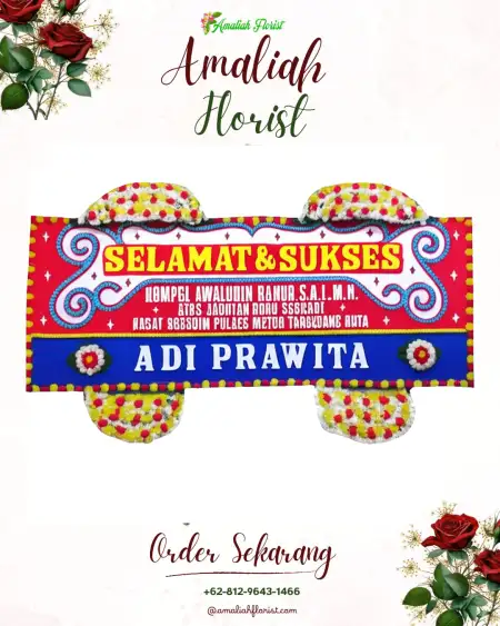 Papan Bunga Ucapan Selamat Pejamben